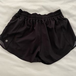 Size 8 tall lululemon black shorts